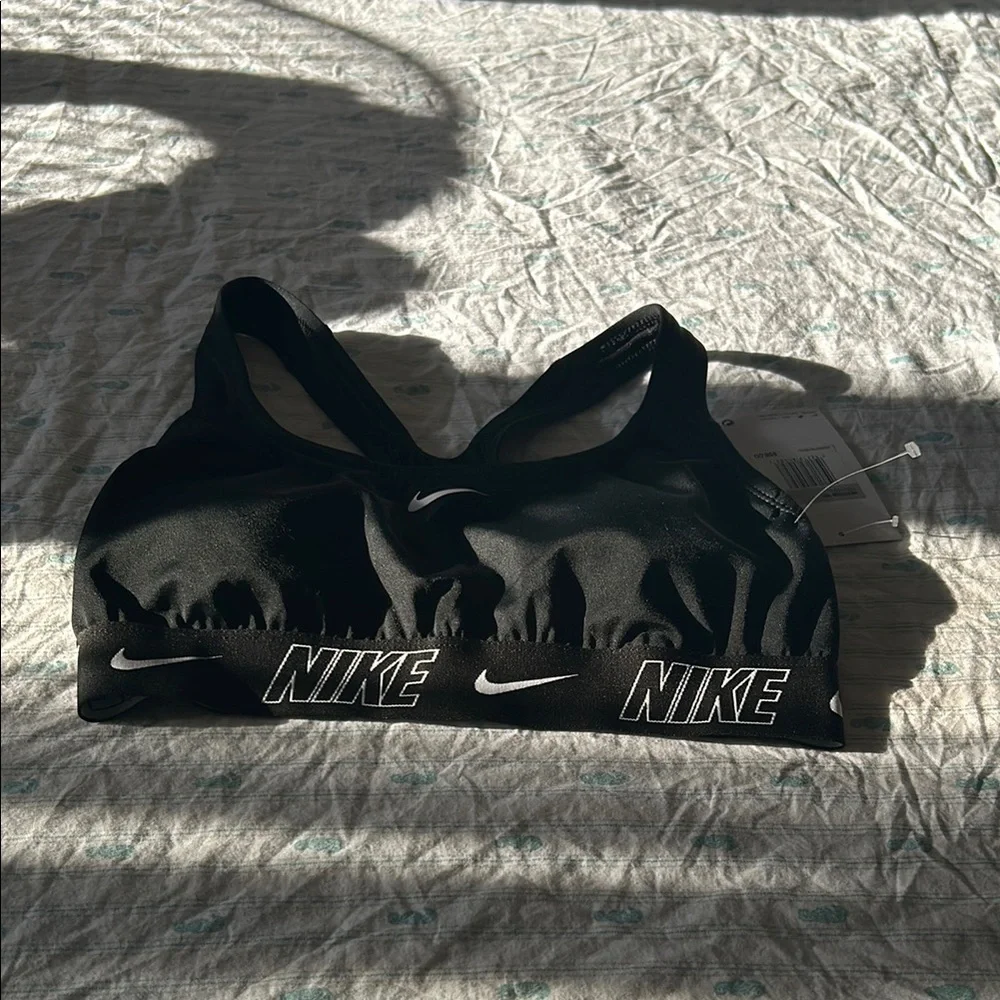 Nike Black and White Sports Bra